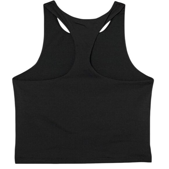Under Armour Sports Tank Top Youth Girls Size Large Black Racerback Sports - Picture 2 of 7